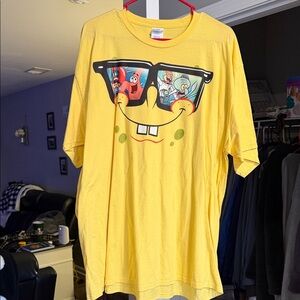 Nickelodeon Yellow SpongeBob Short Sleeve Tee